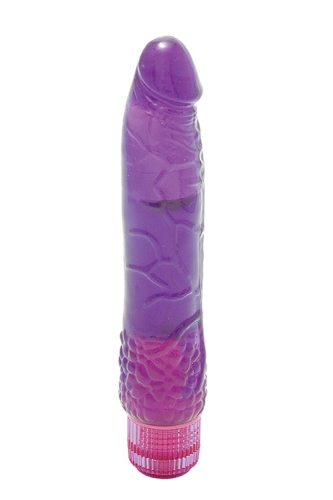 Силіконовий вібромасажер фіолетовий Seven Creations H2O PATRIOT WATERPROOF VIBRATOR - 1