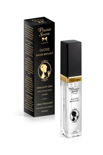 Стимулюючий блиск для губ з ароматом полуниці Plaisirs Secrets Stimulating Oral Gloss Baiser Brulant (7 мл) - 1