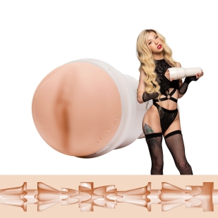 Мастурбатор вагіна порнозірки Кензі Рівз тілесного кольору Fleshlight Cream Puff