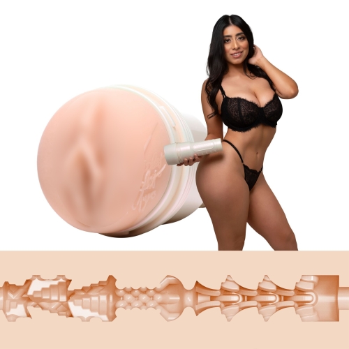Мастурбатор вагина в колбе порнозвезды Вайолет Майерс телесного цвета Fleshlight - 1