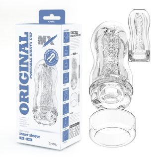 Мастурбатор для чоловіків у колбі прозорого кольору Chisa Original Portable Dainty Cup