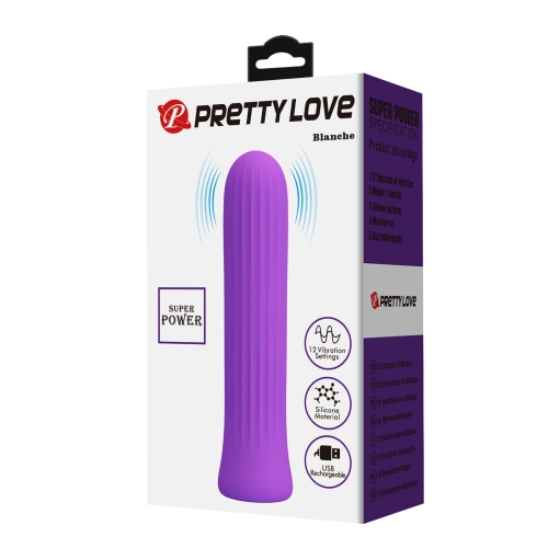 Мини-вибратор для клитора фиолетовый Lybaile PRETTY LOVE Blanche - 8