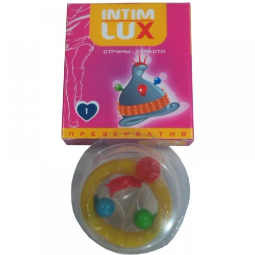 Презерватив с усиками в количестве 1 штуки Loveshop Intim Lux - 2