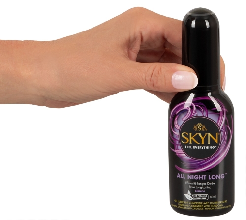 Лубрикант преміум класу на силіконовій основі SKYN All Night Long 80 мл - 4