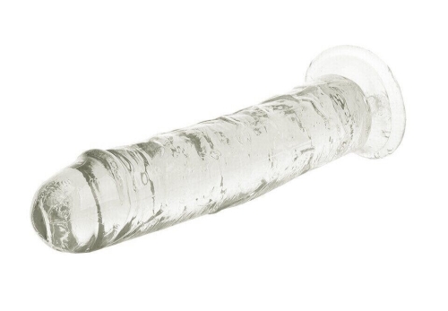 Фаллоимитатор гелевый на присоске прозрачный Love stay with me - SEXTOY PENIS - 5