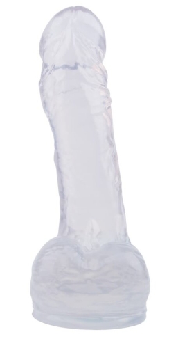 Фаллос на присоске реалистичный прозрачный CHISA 7.5 Inch Dildo Clear - 3