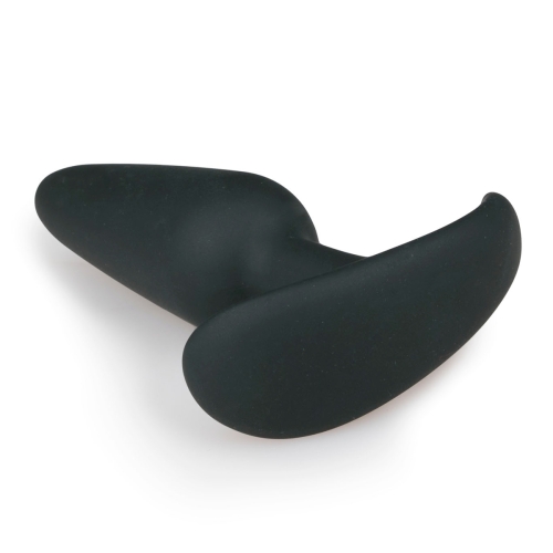 Анальная пробка из силикона черная EasyToys Buttplug размер L - 2