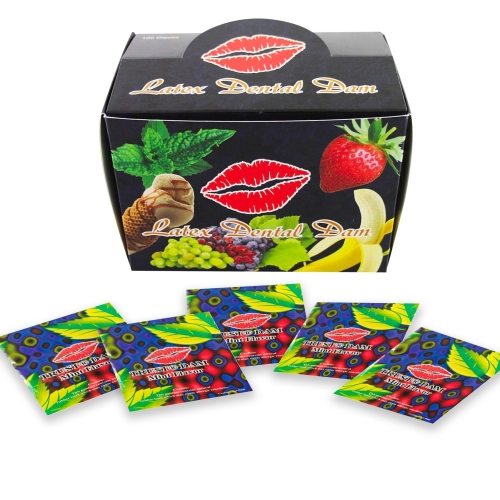 Набор латексных салфеток Satin Dams Assorted 100 шт - 2