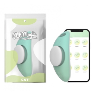 Смарт-вібротрусики для стимуляції клітора блакитного кольору Cnt Sweet Bomb Panty Vibe App Version