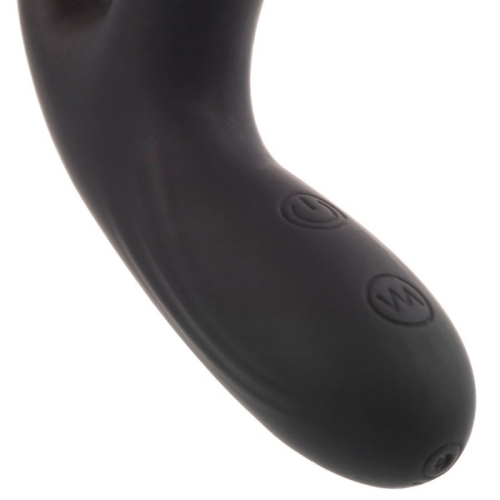 Анальный вибратор силиконовый черный Addicted Toys Anal Massager Black Vibration - 3