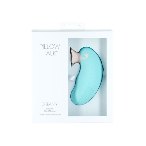 Вакуумний кліторальний стимулятор Бірюзовий Pillow Talk Dreamy Teal з кристалом Swarovski - 6