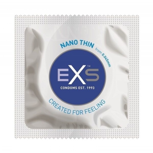 Презервативи ультратонкі веганські EXS Nano Thin 5 штук - 1