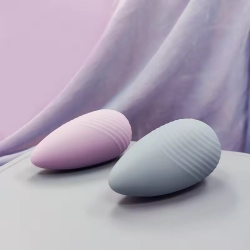 Вібратор із рельєфом для клітора синього кольору Sweet Em Velvet Lure - 6