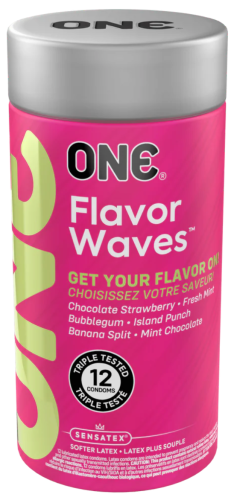 Набір презервативів 6 оригінальних ароматів ONE Flavor Waves 12 штук - 1