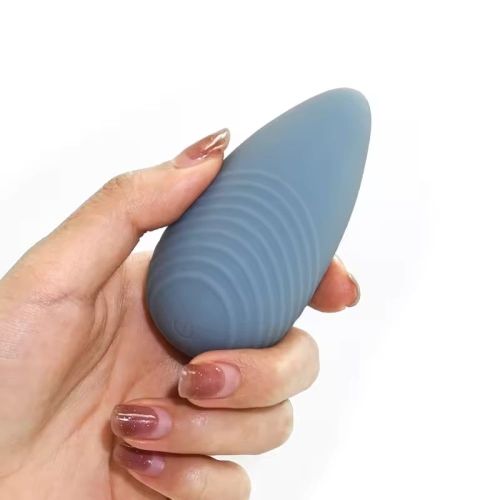 Вібратор із рельєфом для клітора синього кольору Sweet Em Velvet Lure - 2