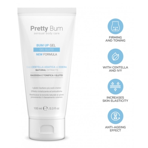 Крем для сідниць, що зміцнює і тонізує Intimateline Pretty Bum Up Gel 100мл - 3