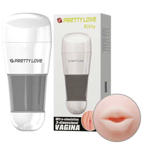 Мастурбатор Ротик из киберкожи KITTY Baile BM-00900T49NN-2 - 3