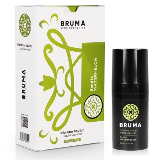 Жидкий вибратор со вкусом арбуза Bruma Liquid Vibrator Ultra 15мл