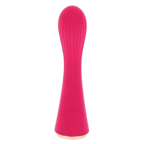 Вибратор для точки G розового цвета Toy joy Rose vibrator - 2