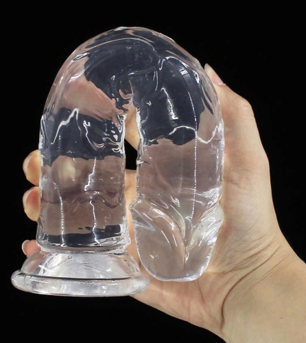 Фалоімітатор на присоску гелевий Love stay with me-SEXTOY PENIS CRISTAL - 3