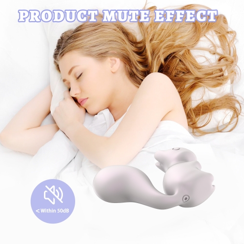 Мини-вибратор клиторальный в форме белочки белый Every Night Toys Debbie 10 режимов вибрации - 7