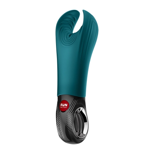 Вибратор для пениса зеленый Fun Factory MANTA Bottle Green подходит для парных игр - 3