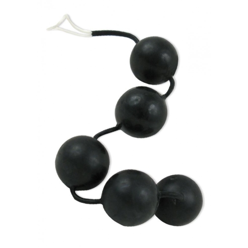 Анальні кульки чорного кольору California еxotic novelties California Exotic Power Balls - 2