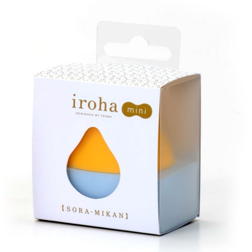 Міні вібратор для стимуляції клітора жовто блакитний Iroha - 7