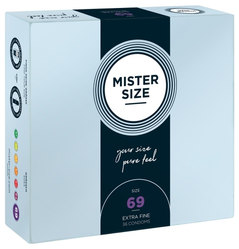 Презервативи Mister Size 69 mm (мм) 36 штук Містер Сайз - 3