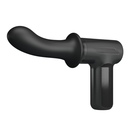 Вибратор Пульсатор пистолет с рукояткой для точки G черного цвета Lybaile Massage Gun DJ Doctor - 2