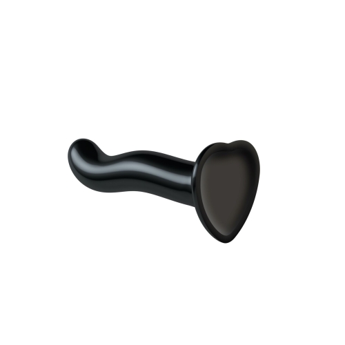 Насадка для страпона силиконовая черного цвета Strap On Me P&amp;amp;G-Spot Dildo размер L - 3