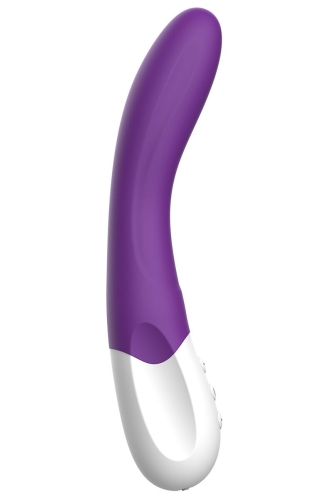Вібратор вагінальний та для точки G фіолетового кольору Liebe Bend It Rechargeable - 1