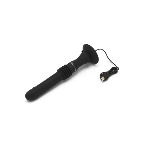 Вибратор Пульсатор на присоске черного цвета Toy joy Magnetic Majestic Trusting Vibe - 3