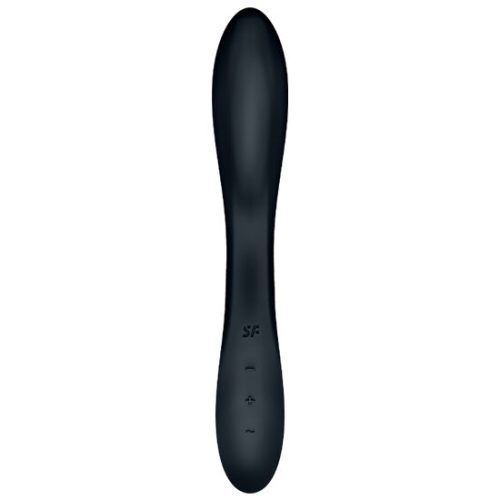 Вібростимулятор точки G з масажуючою кулькою чорний Satisfyer Rrrolling Explosion - 4