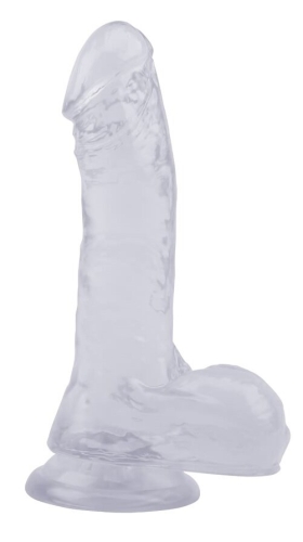 Фаллос на присоске реалистичный прозрачный CHISA 7.5 Inch Dildo Clear - 2