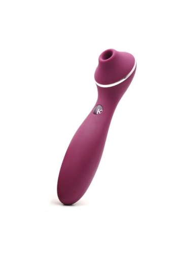 Вакуумный клиторальный вибратор фиолетовый KisToy Polly Plus - 1
