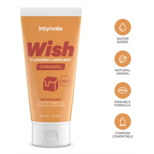 Оральный лубрикант на водной основе со вкусом карамели Intimateline Intymate Wish 100мл - 3