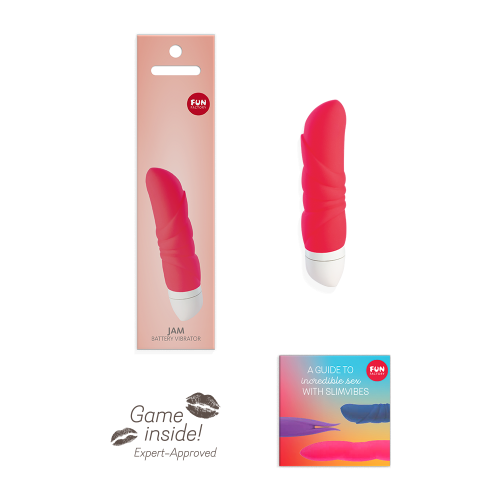 Вибратор силиконовый красный Fun Factory Jazzie - 5