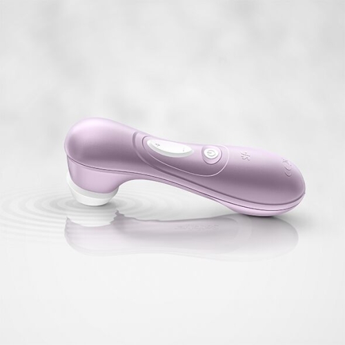 Вакуумний кліторальний стимулятор фіолетового кольору Satisfyer Pro 2 - 11