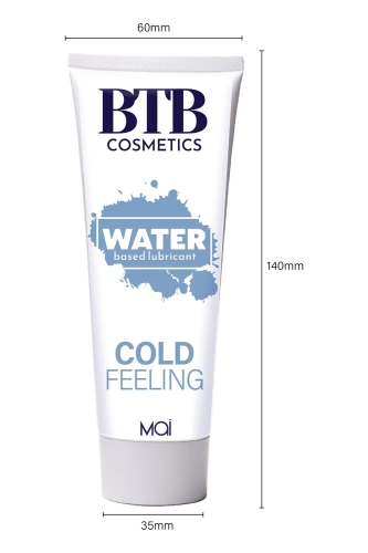 Лубрикант на водной основе с охлаждающим эффектом Mai BTB Cold Feeling 100 мл - 2