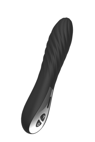Вагинальный водонепроницаемый вибратор с турбо режимом чёрный Dream toys MIDNIGHT MAGIC SPIRAL TWIST - 3