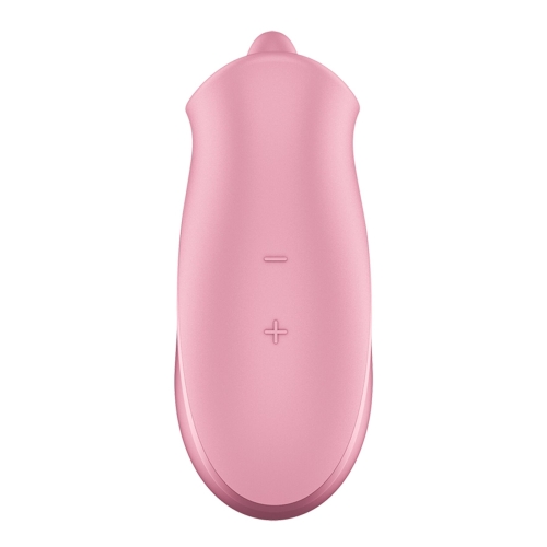 Клиторальный вибратор с подвижным язычком розовый Satisfyer Tongue Lover - 4