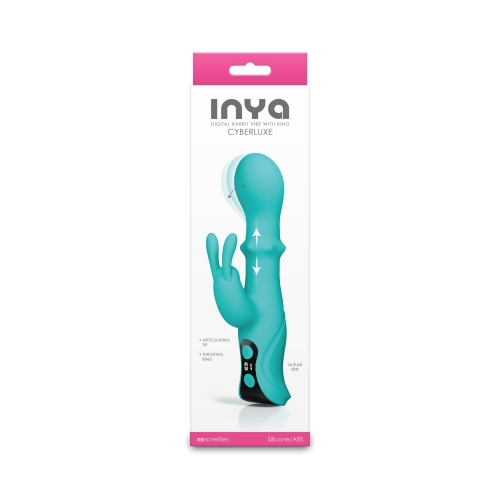 Вибратор-кролик голубой NS Novelties INYA - Cyberluxe - 3