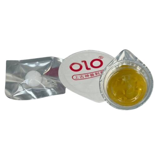 Презерватив з вусиками + кулька OLO Fairy deer Spiny condom 1 штука - 7