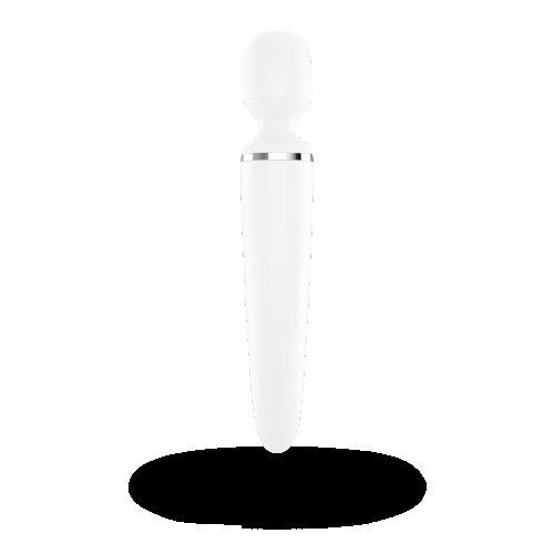 Вібромасажер для тіла і ерогенних зон Satisfyer Wand-er білий - 4