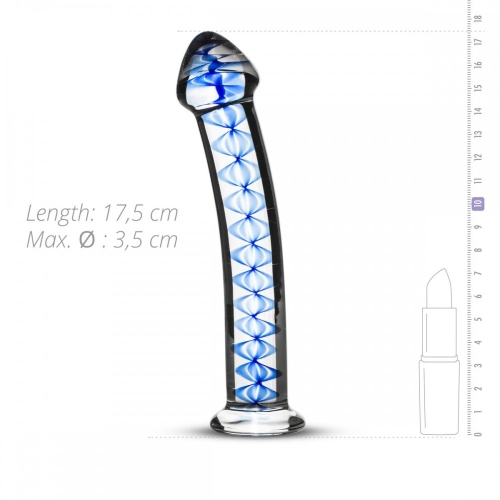 Фаллоимитатор стеклянный EasyToys Glass Dildo No.04 - 5