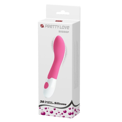 Вибратор со стимуляцией точки G розовый Lybaile PRETTY LOVE Bishop - 9