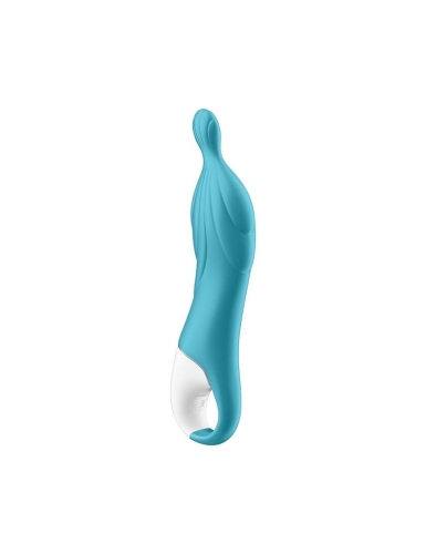 Силиконовый вибратор для стимуляции точки G бирюзовый Satisfyer A-Mazing 2 - 2