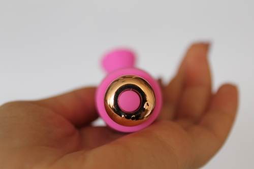Вібратор силіконовий для клітора з ніжними відростками SWEET TOYS Рожевий L 10,5 см d 2, 5x2, 9 см зі знімною вібропулею - 1