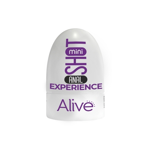 Карманный мастурбатор анус бежевый Alive Mini Shot Experience - 6